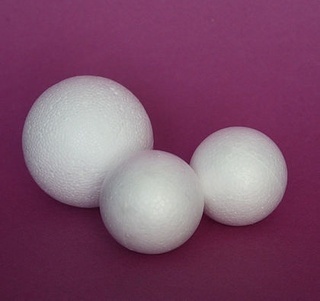Фигура из пенопласта , шар 6см																										